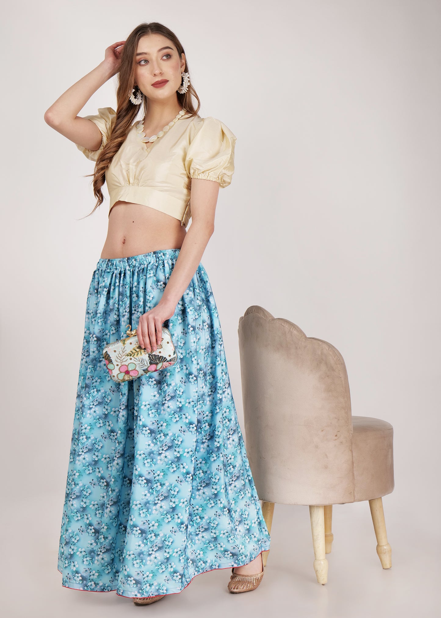 Beach Printed Skirt - Rigel Wear